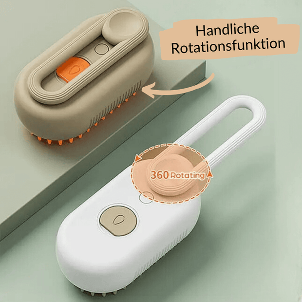 Dampfbürste für Hundefell