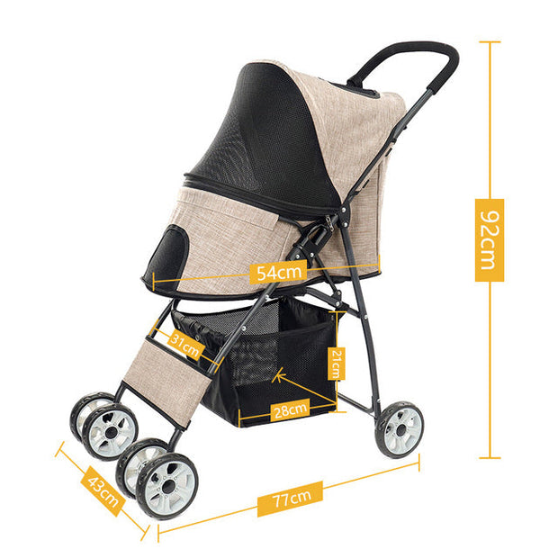 Premium Hunde Buggy Jack / Hundewagen